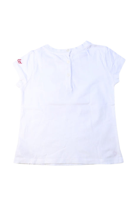 A White Short Sleeve T Shirts from Ralph Lauren in size 12-18M for boy. (Back View)