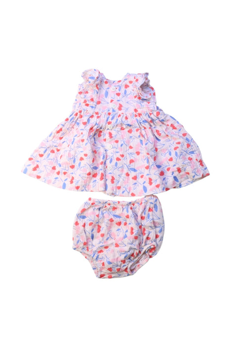 A Multicolour Skirt Sets from Petit Bateau in size 0-3M for girl. (Front View)