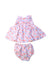 A Multicolour Skirt Sets from Petit Bateau in size 0-3M for girl. (Back View)