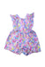 A Multicolour Sleeveless Rompers from Jacadi in size 2T for girl. (Front View)