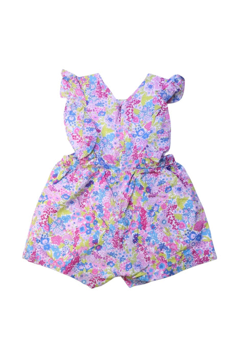 A Multicolour Sleeveless Rompers from Jacadi in size 2T for girl. (Back View)