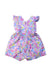 A Multicolour Sleeveless Rompers from Jacadi in size 2T for girl. (Back View)