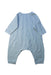 A Blue Long Sleeve Rompers from Petit Bateau in size 6-12M for boy. (Back View)