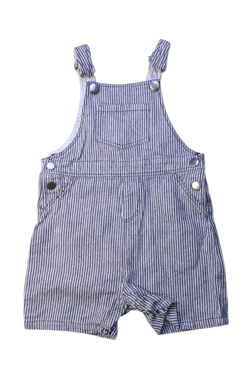 A Blue Overall Shorts from Seed in size 6-12M for boy. (Front View)