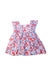 A Multicolour Sleeveless Dresses from Jacadi in size 6-12M for girl. (Back View)