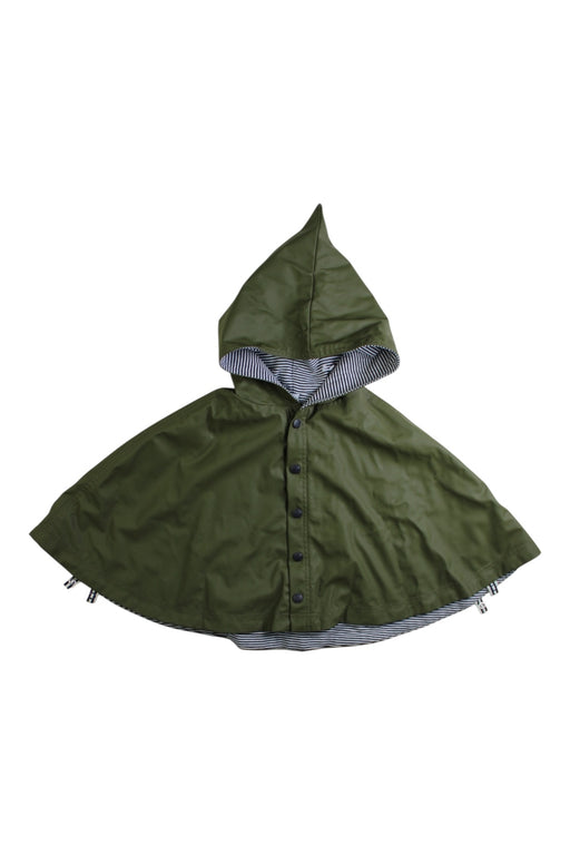 A Green Capes & Ponchos from Petit Bateau in size 2T for boy. (Front View)