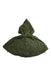 A Green Capes & Ponchos from Petit Bateau in size 2T for boy. (Back View)