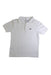 A White Short Sleeve Polos from Lacoste in size 10Y for boy. (Front View)