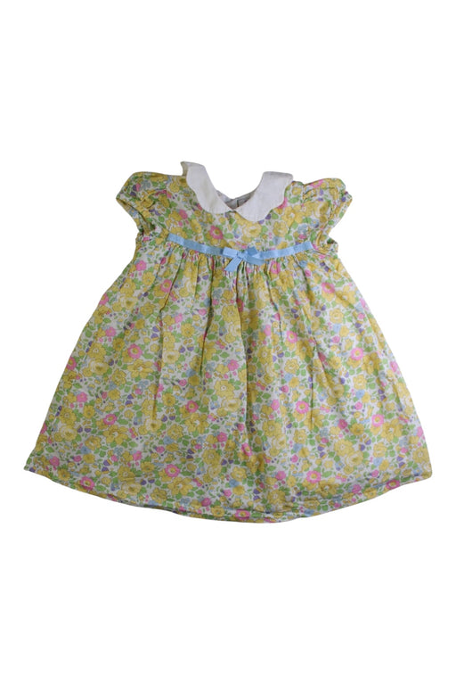 A Yellow Short Sleeve Dresses from Lily Rose in size 2T for girl. (Front View)