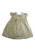 A Yellow Short Sleeve Dresses from Lily Rose in size 2T for girl. (Back View)