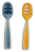 A Blue Utensils & Containers from NumNum in size Newborn for neutral. (Back View)