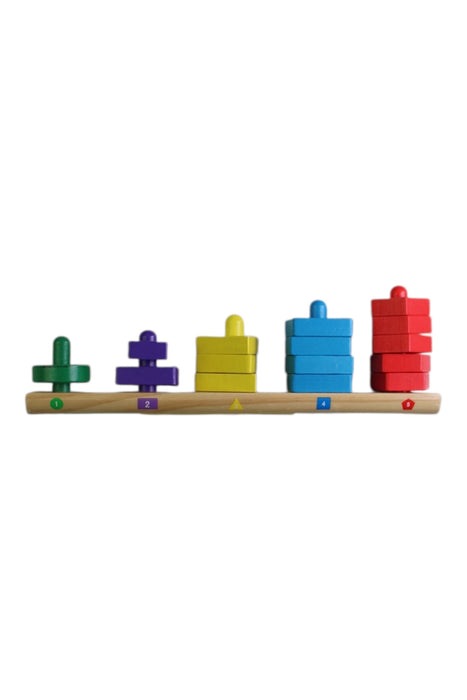 A Multicolour Wooden Toys from Melissa & Doug in size 2T for neutral. (Back View)