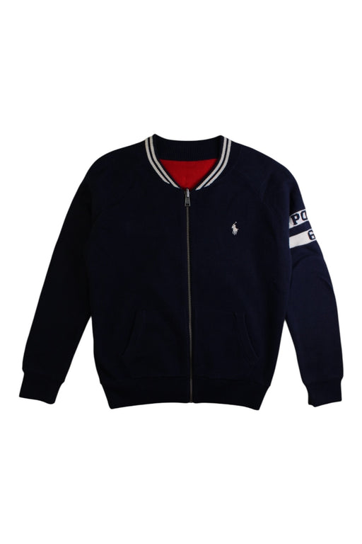 A Navy Lightweight Jackets from Polo Ralph Lauren in size 5T for boy. (Front View)