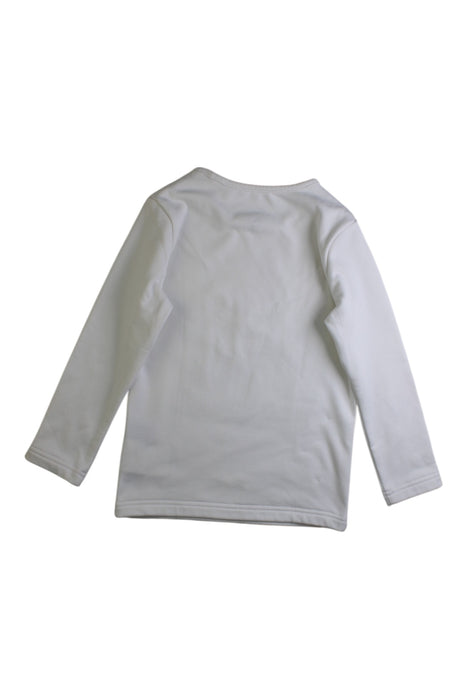 A White Long Sleeve Tops from Aigle in size 6T for neutral. (Back View)