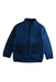 A Blue Zippered Sweatshirts from Molo in size 5T for boy. (Front View)