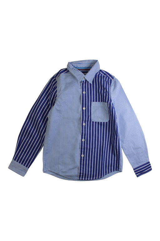 A Blue Long Sleeve Polos from Jared.M in size 6T for boy. (Front View)