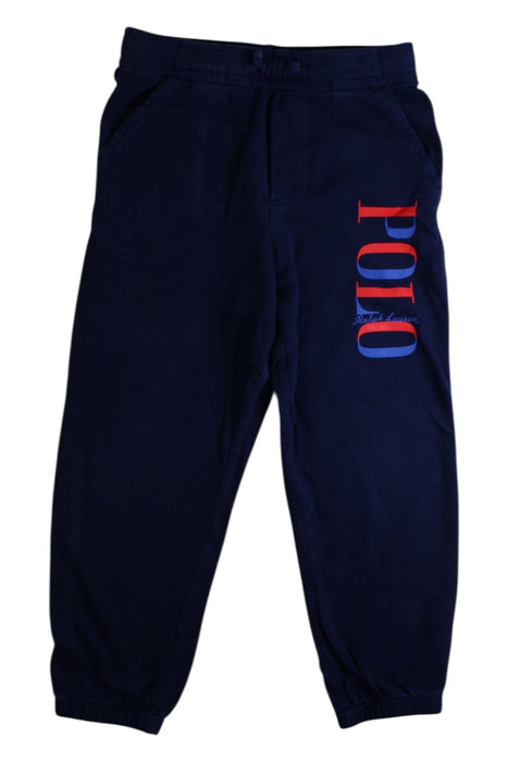 A Navy Sweatpants from Polo Ralph Lauren in size 6T for boy. (Front View)