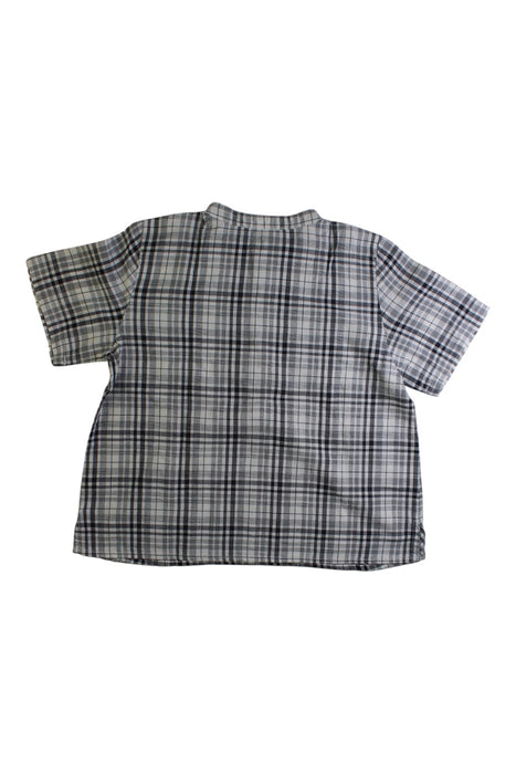 A Grey Short Sleeve Shirts from Bonpoint in size 8Y for boy. (Back View)