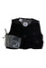 A Black Outerwear Vests from The Park Shop in size 4T for boy. (Front View)