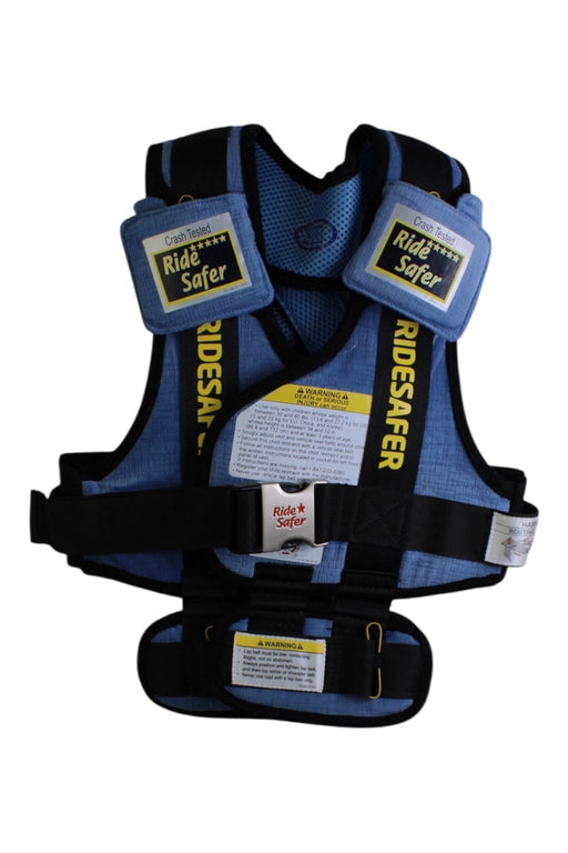 A Blue Car Accessories from RideSafer in size 2T for neutral. (Front View)