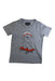 A Grey Short Sleeve T Shirts from Emporio Armani in size 6T for boy. (Front View)