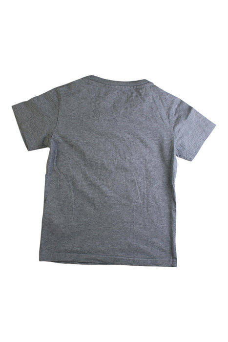 A Grey Short Sleeve T Shirts from Emporio Armani in size 6T for boy. (Back View)