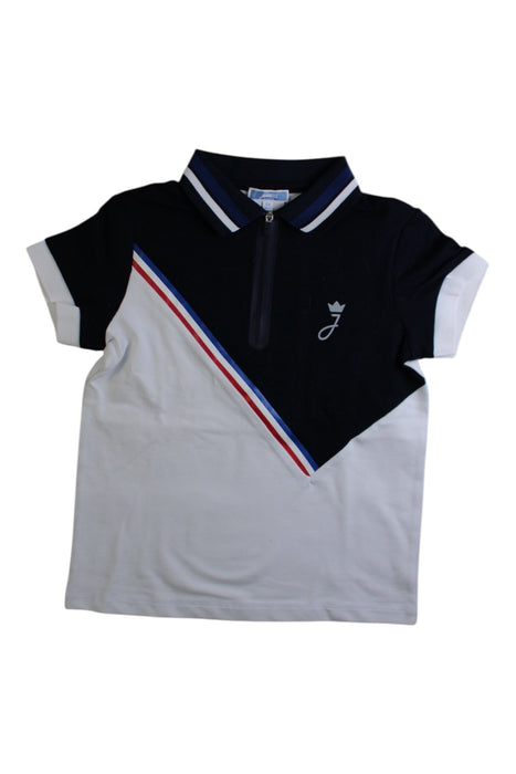 A Multicolour Short Sleeve Polos from Jacadi in size 6T for boy. (Front View)