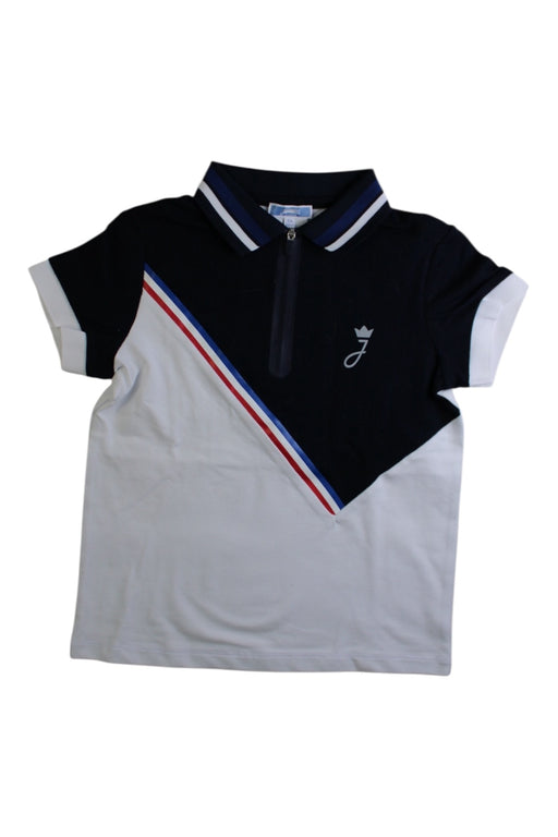 A Multicolour Short Sleeve Polos from Jacadi in size 6T for boy. (Front View)