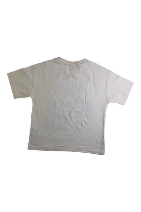 A Beige Short Sleeve T Shirts from Seed in size 5T for boy. (Back View)