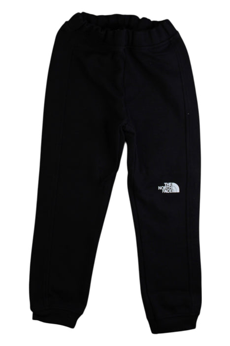 A Black Sweatpants from The North Face in size 5T for neutral. (Front View)
