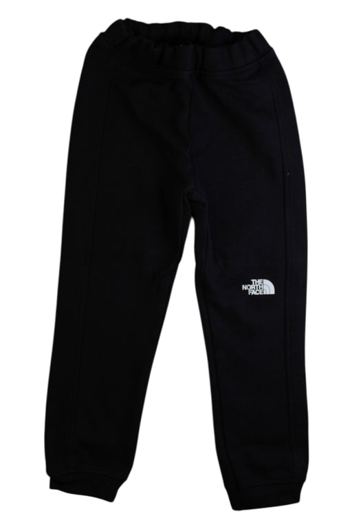 A Black Sweatpants from The North Face in size 5T for neutral. (Front View)