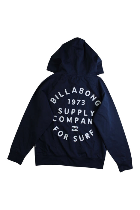 A Navy Hooded Sweatshirts from Billabong in size 4T for boy. (Back View)
