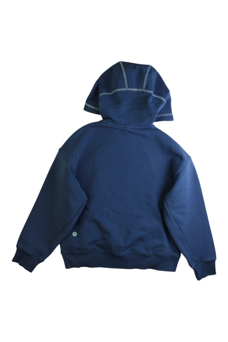 A Navy Hooded Sweatshirts from Moody Tiger in size 6T for boy. (Back View)
