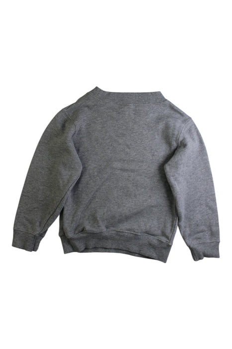 A Grey Crewneck Sweatshirts from Champion in size 5T for boy. (Back View)