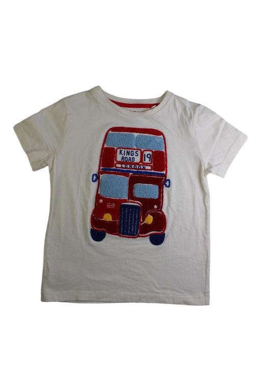 A White Short Sleeve T Shirts from Boden in size 5T for boy. (Front View)