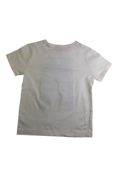 A White Short Sleeve T Shirts from Boden in size 5T for boy. (Back View)