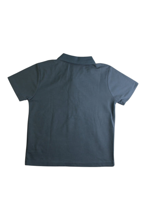 A Blue Short Sleeve Polos from Blue Dog Baby in size 5T for boy. (Back View)