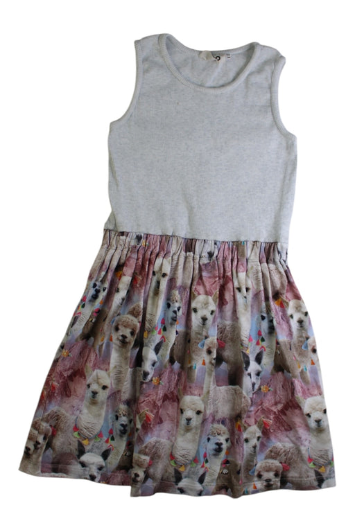 A Multicolour Sleeveless Dresses from Molo in size 7Y for girl. (Front View)