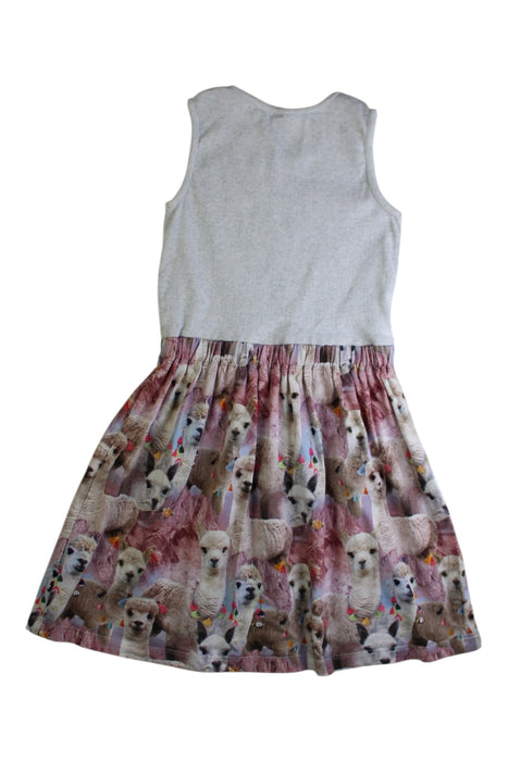 A Multicolour Sleeveless Dresses from Molo in size 7Y for girl. (Back View)