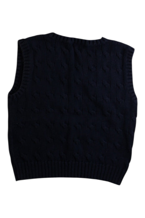 A Navy Dress Up Vests from Ralph Lauren in size 18-24M for boy. (Back View)