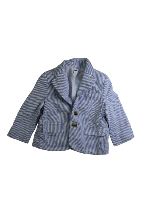 A Blue Blazers from Janie & Jack in size 12-18M for boy. (Front View)