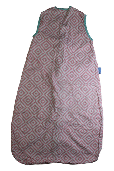 A Pink Sleepsacs from Grobag in size 6-12M for girl. (Back View)