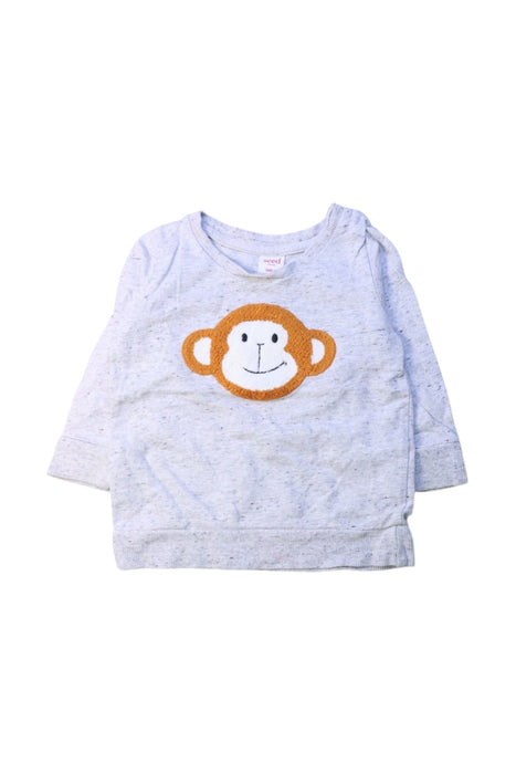 A Grey Crewneck Sweatshirts from Seed in size 12-18M for neutral. (Front View)