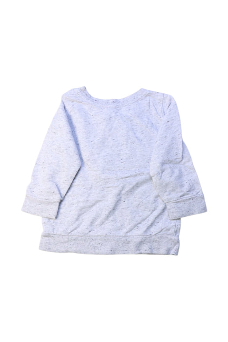 A Grey Crewneck Sweatshirts from Seed in size 12-18M for neutral. (Back View)