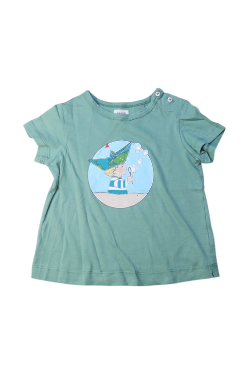 A Green Short Sleeve T Shirts from Nanos in size 3T for boy. (Front View)