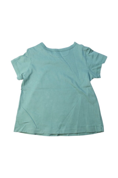 A Green Short Sleeve T Shirts from Nanos in size 3T for boy. (Back View)