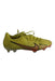 A Yellow Cleats/Soccer Shoes from Nike in size 14Y for boy. (Front View)