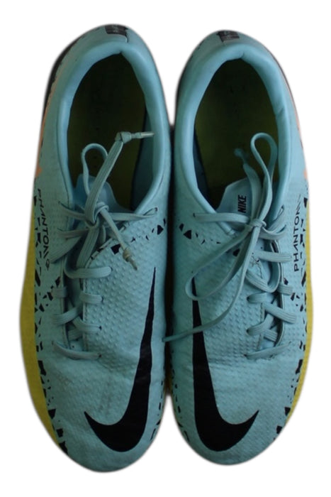 A Multicolour Cleats/Soccer Shoes from Nike in size 14Y for boy. (Back View)