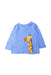 A Blue Long Sleeve T Shirts from Seed in size 12-18M for boy. (Front View)