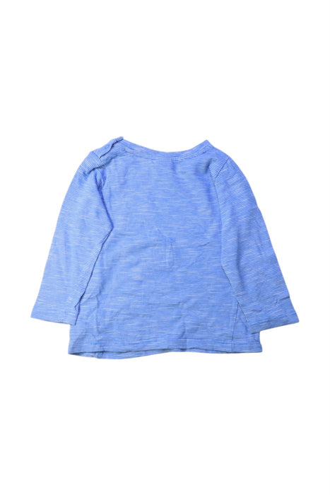A Blue Long Sleeve T Shirts from Seed in size 12-18M for boy. (Back View)